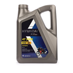 Масло моторное синт. HYUNDAI XTeer 4T 5000 MAMA2 10W-40, 4л., 4-х тактное
