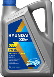 Масло моторное синтетическое D800 5W30, 4 л