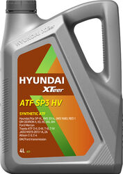 Масло трансмиссионное для АКПП синтетическое ATF SP3 HV, 4 л