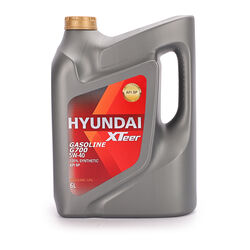 Масло моторное HYUNDAI XTeer G700 SP 5W-40, 6л., синтетическое API SP