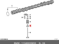 Ремкомплект маслоотраж.колпачков [ORG]