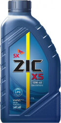Моторное масло ZIC X5 LPG 10W-40 1л.