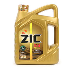 Масло моторное ZIC X9 FE 0W-30, 4л., синт., SP; ILSAC GF-6