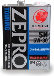 масло моторное синтетическое 4л - zepro touring 5w30 (sn, gf-5)