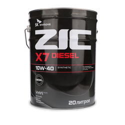 Масло моторное ZIC X7 Diesel 10W-40, 20л., синт., CI-4 SL; E7; MB-228.3