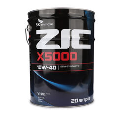 Масло моторное ZIC X5000 10W-40, 20л., псинт., CI-4 SL; E7E5E3; MB 228.3; M3275-1; VDS-3;&hellip;