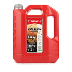 Моторное масло TOTACHI NIRO LV Synthetic SAE 5W-40 API SP, SN PLUS, SNCF, ACEA A3B4 4л
