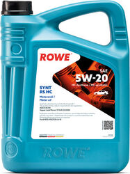 Моторное масло ROWE Hightec Synt RS HC 5W-20 5л.
