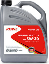 Моторное масло ROWE Essential Multi LLP 5W-30 4л.
