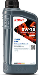 Моторное масло ROWE Hightec Synt RSV 0W-20 1л.