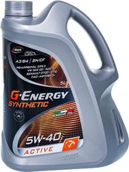 Моторное масло G-ENERGY Active 5W-40 5л.