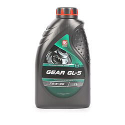 Масло трансмиссионное GEAR полусинт.; GL-5, SAE: 75W-90, 1л.