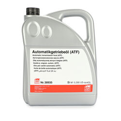 масло трансмиссионное atf febi синтетическое 5л.