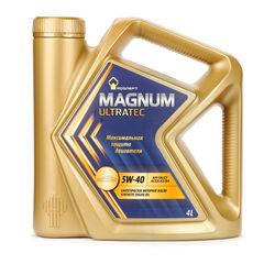 РОСНЕФТЬ Magnum Ultratec 5W-40 (РНПК) SNCF моторное масло синт.  кан. 4 л