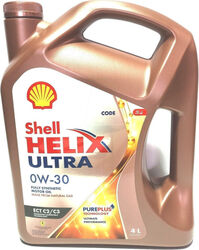 Моторное масло SHELL Helix Ultra ECT 0W-30 4л.