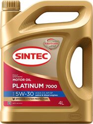 Моторное масло Sintec Platinum 7000 5W-30 4л.