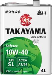 Моторное масло TAKAYAMA Safetec 10W-40 4л.