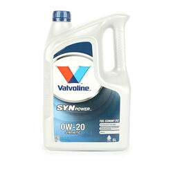 Масло моторное VALVOLINE SynPower FE 0W-20 5л.