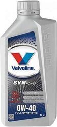 Моторное масло VALVOLINE Synpower 0W-40 1л.