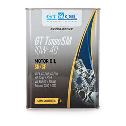 Моторное масло GT OIL Turbo SM 10W-40 4л.