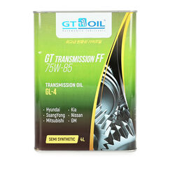 Масло трансмиссионное полусинтетическое GT Transmission FF, SAE 75W-85, API GL-4, 4 л