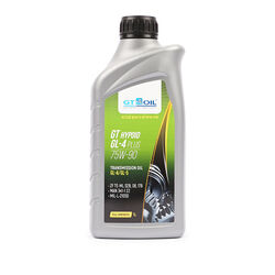 Масло трансмиссионное синтетическое всесезонное GT Hypoid GL-4 Plus, SAE 75W-90, API GL-4GL-5, 1 л