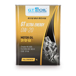 Масло моторное GT OIL Ultra Energy 0W-20 4л 8809059408902