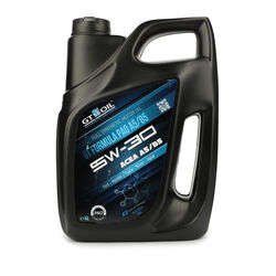 Масло моторное синтетическое всесезонное GT Formula PAO A5B5 SAE 5W-30 API SLCF, 4 л