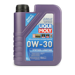 масло моторное 0w30 liqui moly 1л синтетика synthoil longtime a3b4