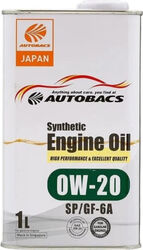 Моторное масло Autobacs Fully Synthetic Engine Oil 0W-20 1л.