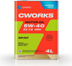 Масло моторное HANGUK CWORKS MOTOR OIL 5W-40 SPCF, 4л.