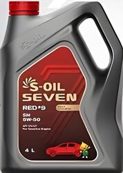 Масло S-OIL 7 RED9 SN 5w-50 4л.синтетика