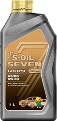 Моторное масло S-OIL Gold 9 5W-30 1л.
