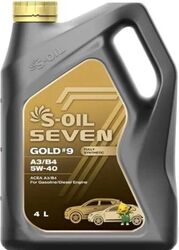 Масло S-OIL 7 GOLD9 A3B4 SNCF 5w-40 4л.синтетика