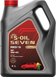 Моторное масло S-OIL Red 9 5W-40 4л.
