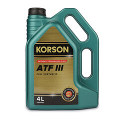 KS00062 FULL SYNTHETIC ATF III 4л (синт.жидкость давт.транс.) KORSON