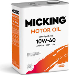 Масло моторное MICKING EVO2 полусинт. 10W-40 4л.