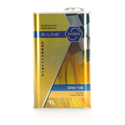 Масло моторное синт. A-LINE 0W-16 1л.
