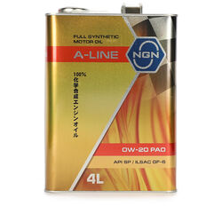 Масло моторное синт. A-LINE 0W-20 PAO 4л.